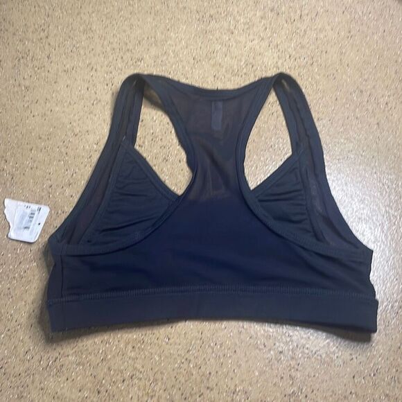 Free People Movement Mesh Racerback Sports Bra S Black - Picture 2 of 8